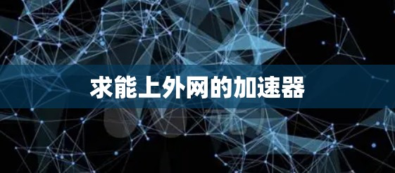 求能上外网的加速器 求能上外网的加速器