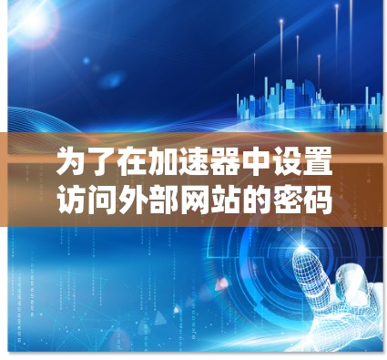为了在加速器中设置访问外部网站的密码，您可以按照以下步骤操作