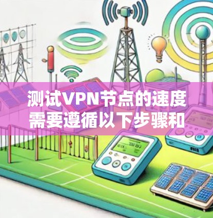 测试VPN节点的速度需要遵循以下步骤和考虑因素,确保网络连接稳定且快速。以下是一个清晰的指南 测试VPN节点的速度需要遵循以下步骤和考虑因素,确保网络连接稳定且快速。以下是一个清晰的指南