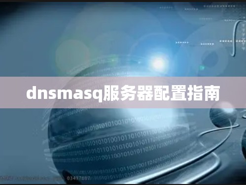 dnsmasq服务器配置指南