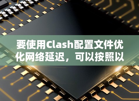 要使用Clash配置文件优化网络延迟，可以按照以下步骤进行